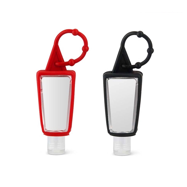 1 oz hand sanitizer gel with carabiner containing 62% alcohol with... from ASI 37218 Athena Promo (tm)