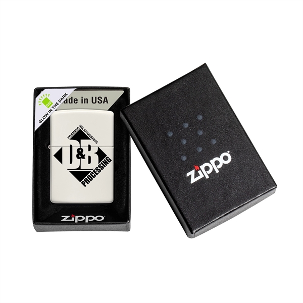 The new Glow In The Dark Zippo lighter. Expose this lighter... from ASI 46170 Compass Industries Inc