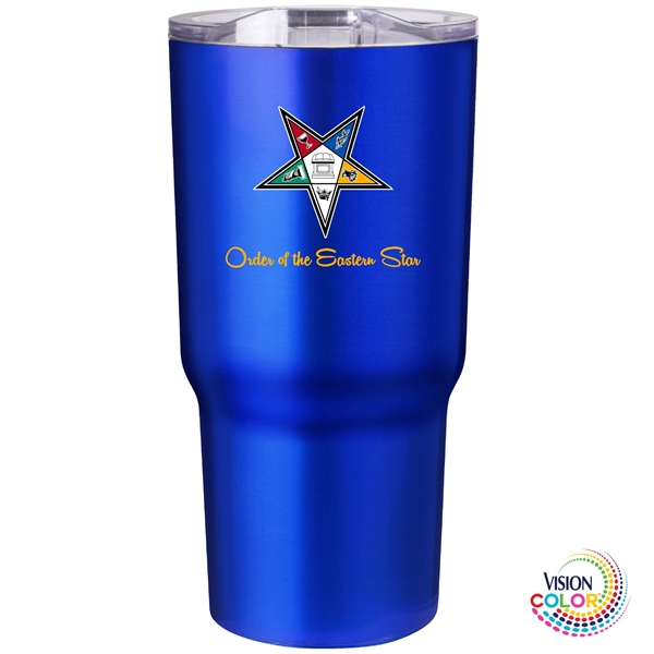 30 oz. VisionPro double-wall, stainless steel, vacuum-insulated tumbler... from ASI 80060 VisionUSA