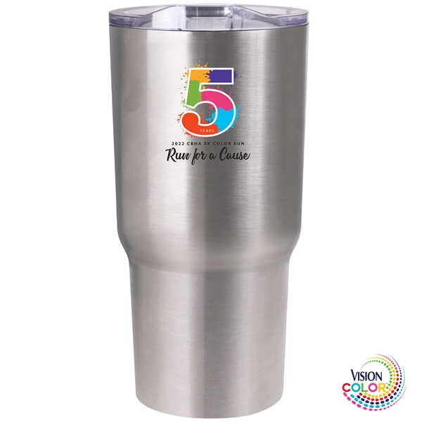 30 oz. VisionPro double-wall, stainless steel, vacuum-insulated tumbler... from ASI 80060 VisionUSA