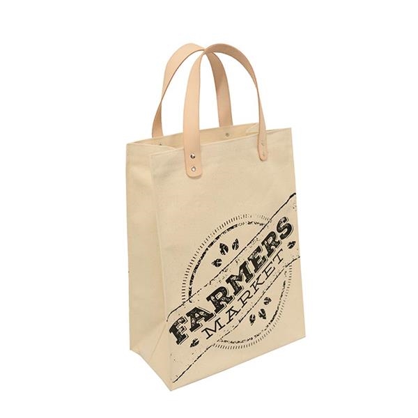 Made in USA - Heavy 12/15oz Natural Canvas Market Tote with... from ASI 65952 ZZ DROPPED -LBU Inc / LBU