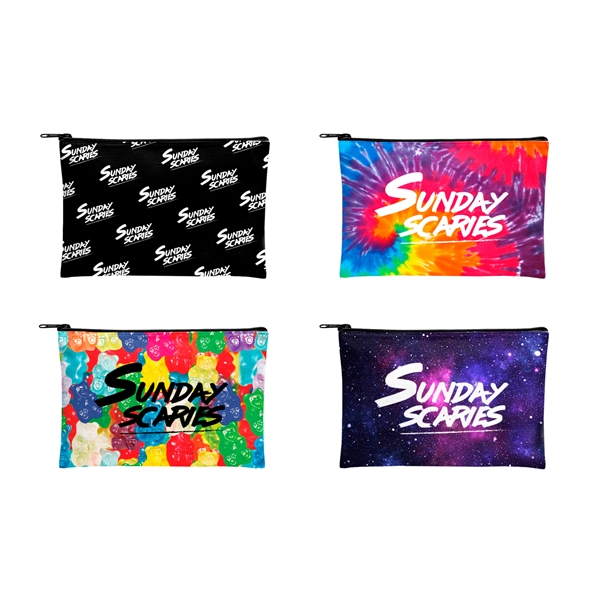 Made in USA - Fully customizable zippered pouch with sublimated graphics.... from ASI 65952 ZZ DROPPED -LBU Inc / LBU