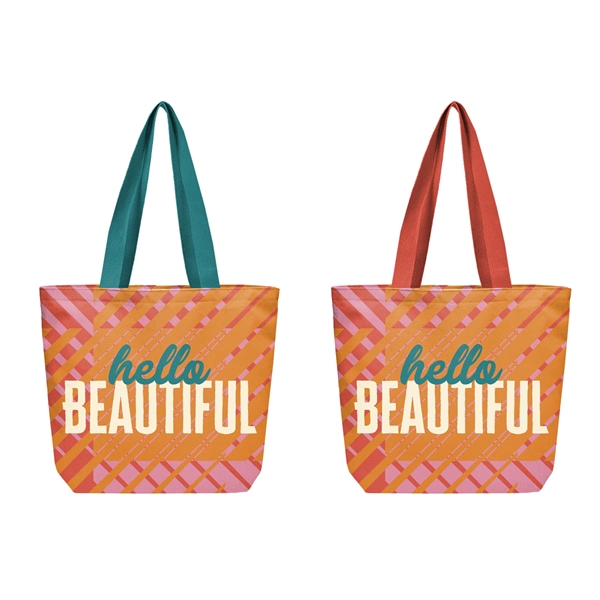 Fully customizable, industrial strength tote bag with screen printed graphics. Custom... from ASI 65952 ZZ DROPPED -LBU Inc / LBU