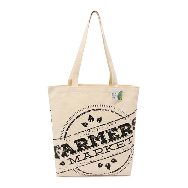 Made in USA - Natural canvas tote bag with screen printed... from ASI 65952 ZZ DROPPED -LBU Inc / LBU