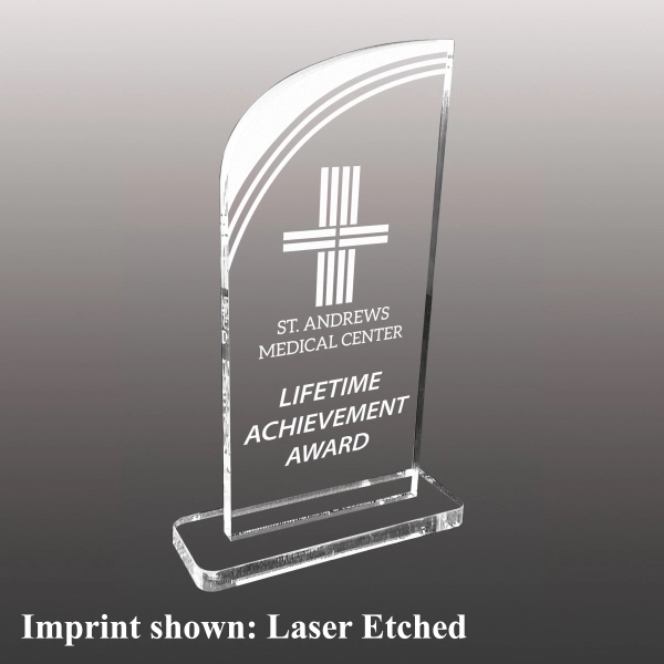3/8" thick acrylic award with customization.... from ASI 72521 Morris Magnets