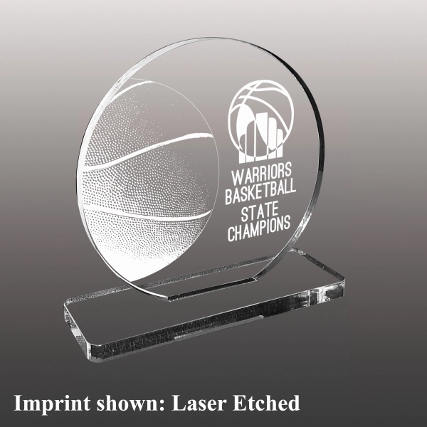 Basketball themed award made of acrylic.... from ASI 72521 Morris Magnets