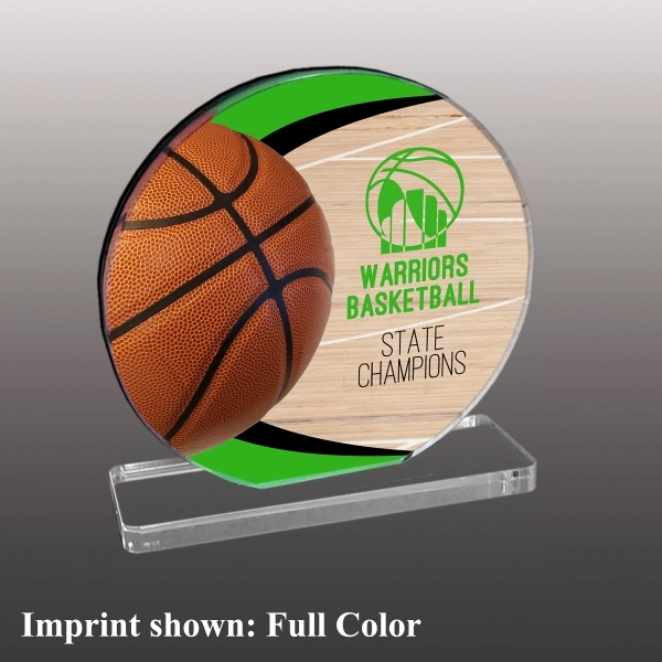 Basketball themed award made of acrylic.... from ASI 72521 Morris Magnets