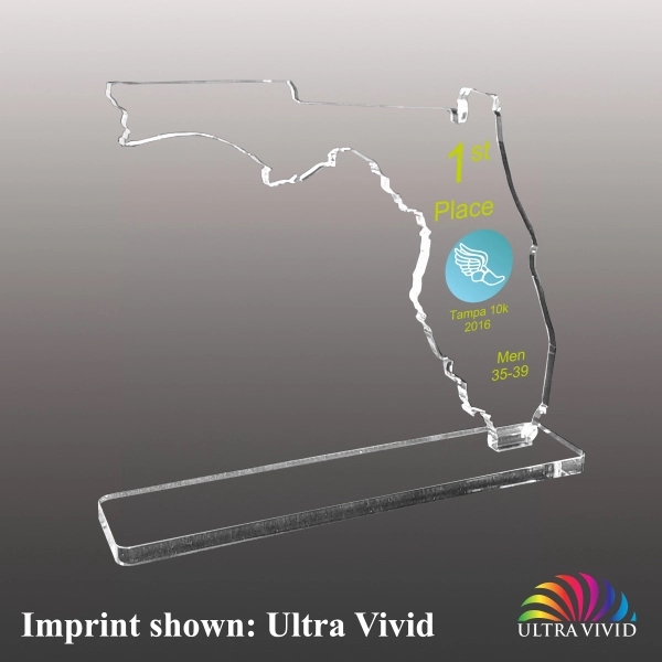 State of Florida award made of acrylic with a 3/8" thickness.... from ASI 72521 Morris Magnets