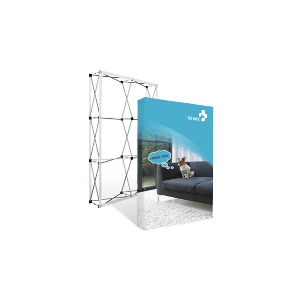Expandable banner wall complete unit in a straight shape.... from ASI 49891 Discount Marketing Products / Discount Marketing Products