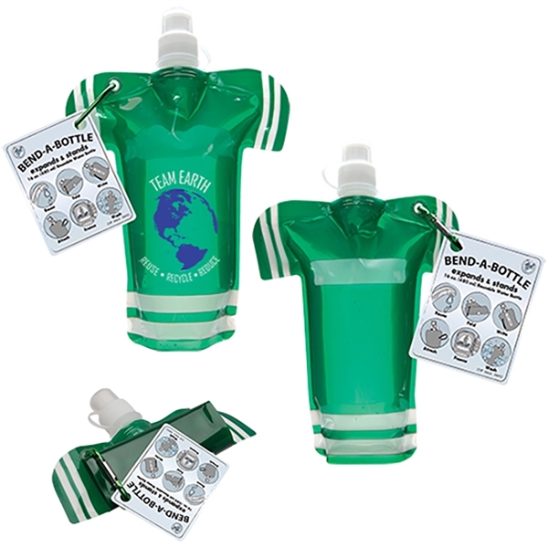 Reusable drink bottle offered in five colors and made with a... from ASI 62190 Illini