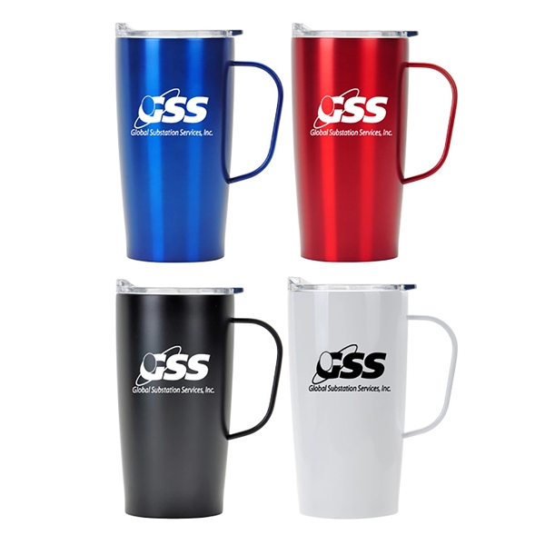 Stainless Straight Wall 20 Oz. Mug.... from ASI 90859 Tempo Industries Inc