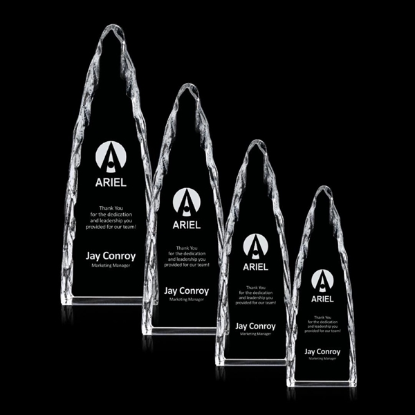 This optical crystal tower, with its sheared edges, creates the shard-like... from ASI 84592 St Regis Group / St Regis