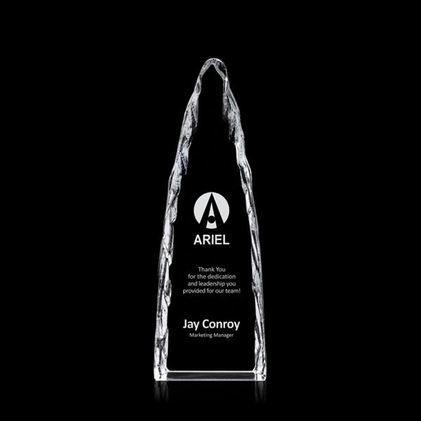 This optical crystal tower, with its sheared edges, creates the shard-like... from ASI 84592 St Regis Group / St Regis