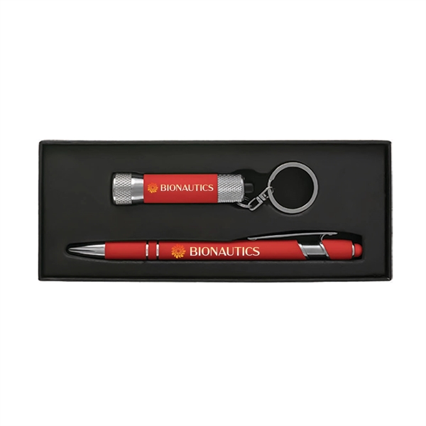 Elevate your promotional gifts with our beautiful Pen and flashlight combo.... from ASI 62088 IDProductsource