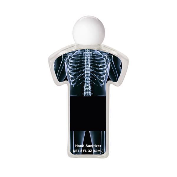 Plastic bottle filled antibacterial hand sanitizer gel with screw-on cap and... from ASI 79530 Prime Line