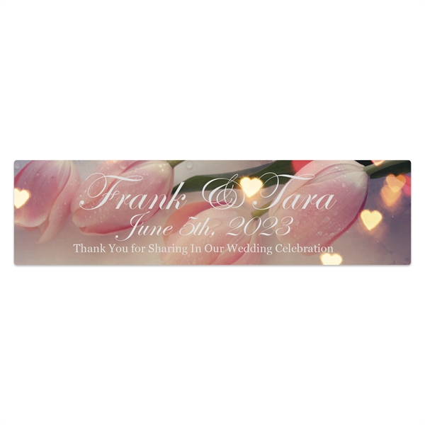 Water bottle label measuring 2 3/8" x 8" with Digital Full... from ASI 56950 Gill Studios Inc / Gill-Line®