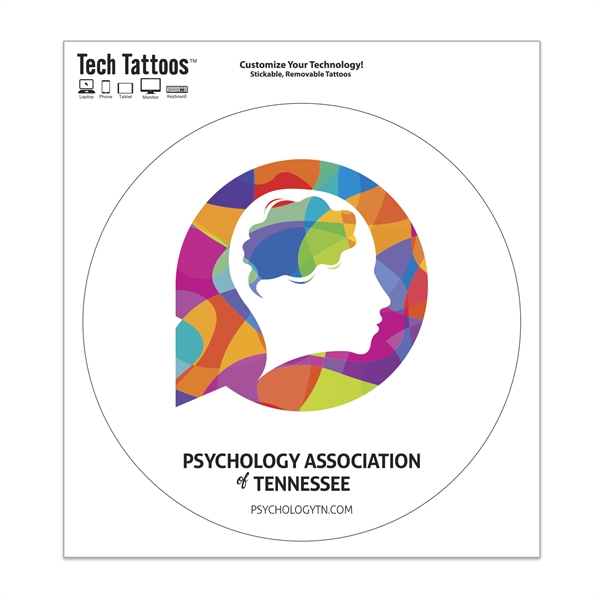 6" x 6 1/2" sheet of removable decal for electronics that's... from ASI 56950 Gill Studios Inc / Gill-Line®