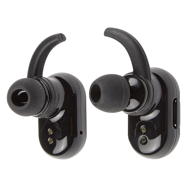 Wireless earbud headphones with high-definition Bluetooth technology and dynamic stereo sound... from ASI 61125 Hit Promotional Products