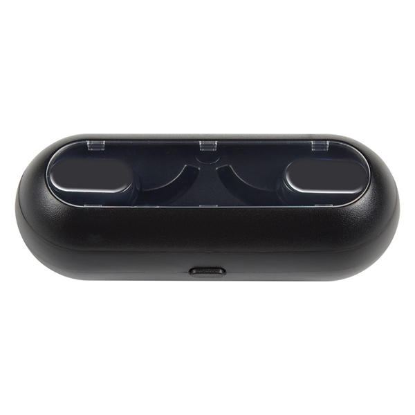 Wireless earbud headphones with high-definition Bluetooth technology and dynamic stereo sound... from ASI 61125 Hit Promotional Products