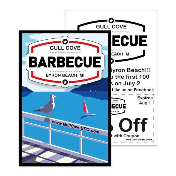 Clear vinyl decal with no adhesive that clings to smooth metal... from ASI 56950 Gill Studios Inc / Gill-Line®