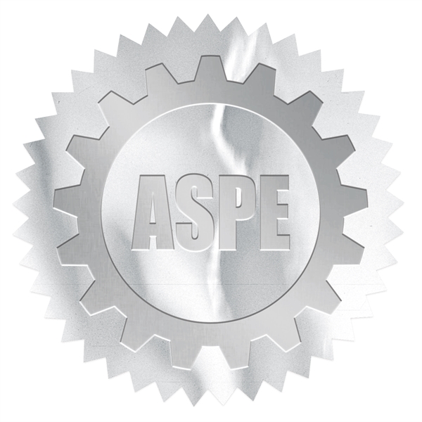 Round pinked edge embossed foil roll seal.... from ASI 56950 Gill Studios Inc / Gill-Line®