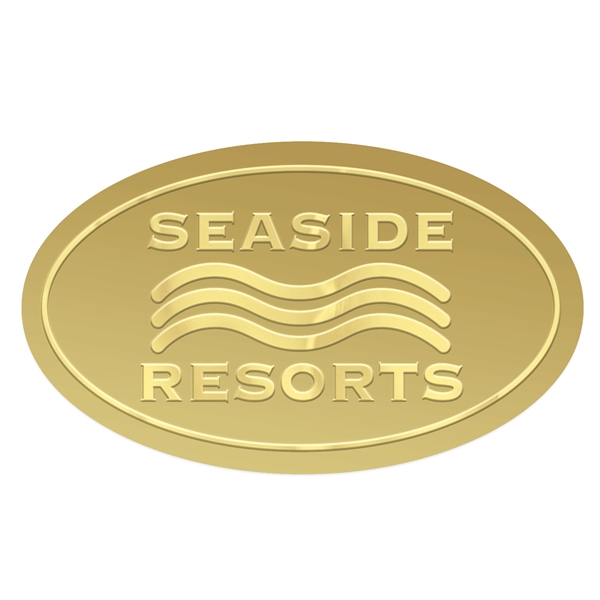 Oval Embossed Foil Roll Seal.... from ASI 56950 Gill Studios Inc / Gill-Line®
