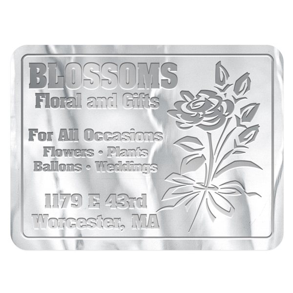 Rectangle embossed foil roll seal.... from ASI 56950 Gill Studios Inc / Gill-Line®