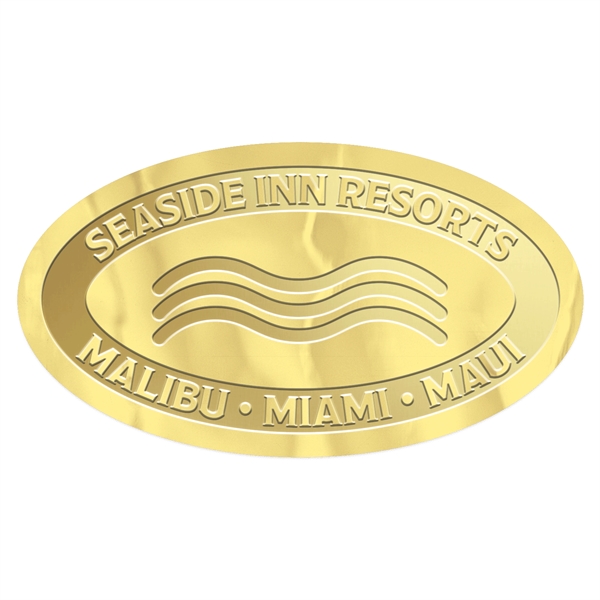 Oval Embossed Foil Roll Seal.... from ASI 56950 Gill Studios Inc / Gill-Line®