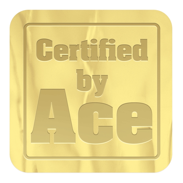 Square Embossed Foil Roll Seal.... from ASI 56950 Gill Studios Inc / Gill-Line®