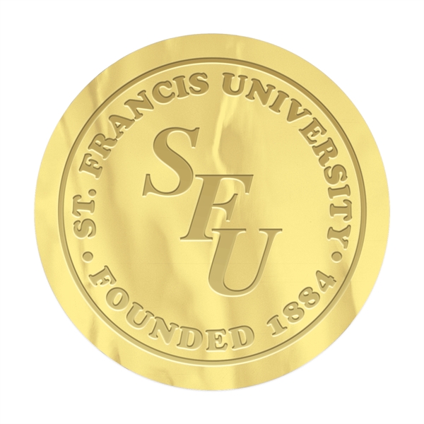 Round Smooth Edged Embossed Foil Roll Seal.... from ASI 56950 Gill Studios Inc / Gill-Line®