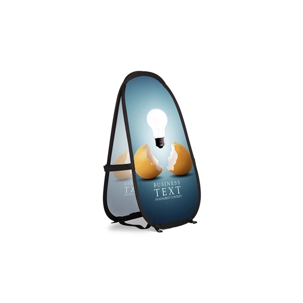 Vertical pop-out banner that is portable, lightweight and easy to assemble.... from ASI 49891 Discount Marketing Products