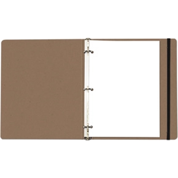 Refillable three-ring paper binders with foil or deboss imprint and 100... from ASI 91340 Journalbooks/Timeplanner Calendars