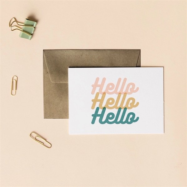 Flat Letterpress Card - 3.5 x 5... from ASI 74710 Numo / NUMO