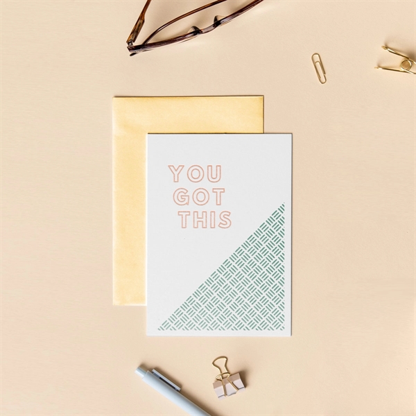 Flat Letterpress Card - 5 x 7... from ASI 74710 Numo / NUMO