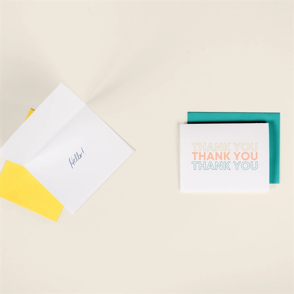 Folded Letterpress Card - 4.25 x 5.5... from ASI 74710 Numo / NUMO