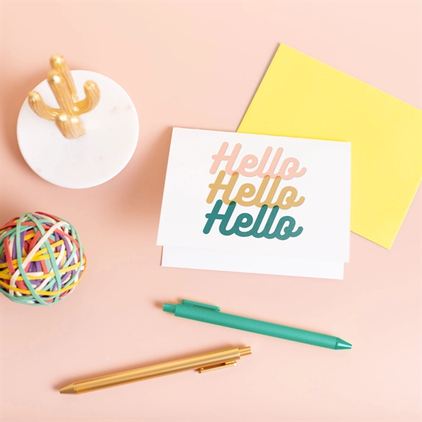 Folded Letterpress Card - 4.25 x 5.5... from ASI 74710 Numo / NUMO