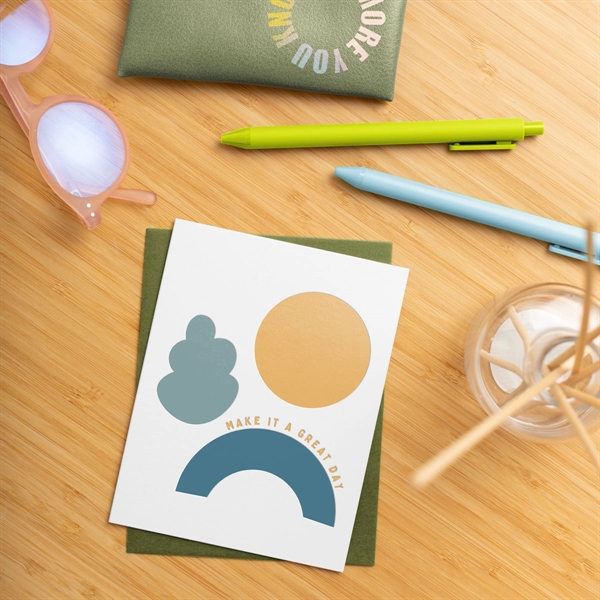 Flat Letterpress Card - 4.25 x 5.5... from ASI 74710 Numo / NUMO