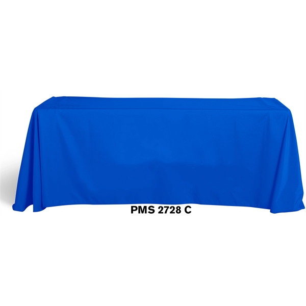 6' Fitted, 4 Sided Dye Sublimated Front Panel Table Cover... from ASI 36558 Aprons, Etc.
