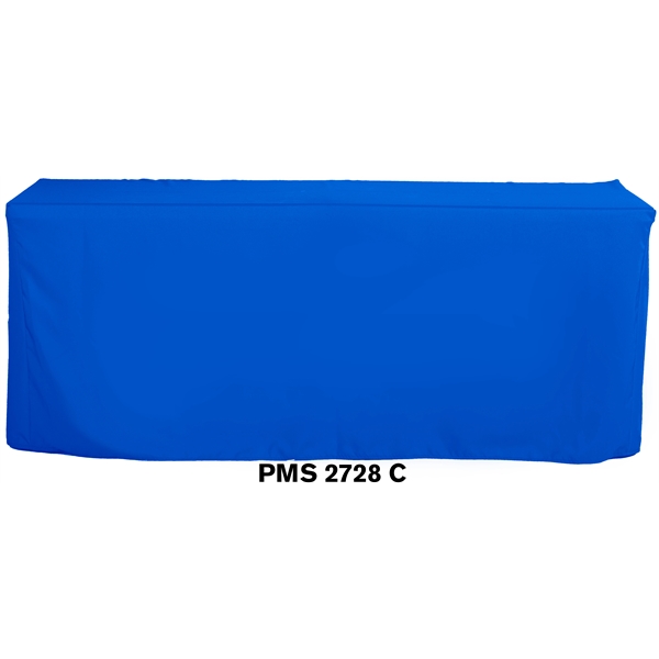 8' Fitted, 4 sided Dye Sublimated Front Panel Table Cover... from ASI 36558 Aprons, Etc.