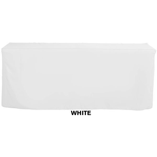 8' Fitted, 4 sided Dye Sublimated Front Panel Table Cover... from ASI 36558 Aprons, Etc.