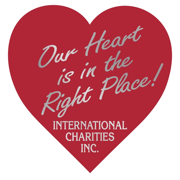 Heart Paper Lapel Sticker On Roll.... from ASI 56950 Gill Studios Inc / Gill-Line®