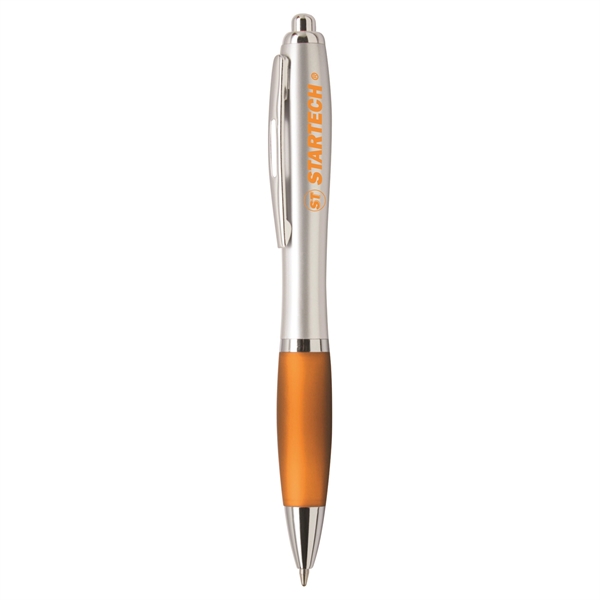Classic click ballpoint pen with chrome plated plunger, clip, middle ring,... from ASI 30112 ACE Products / Ace Line