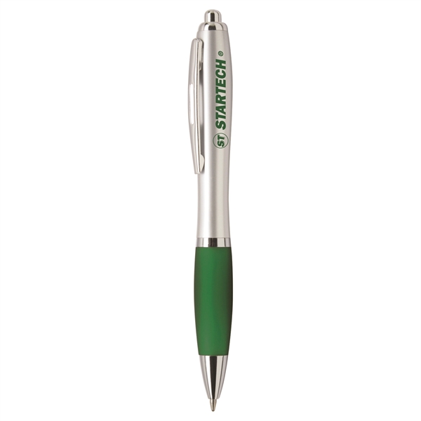 Classic click ballpoint pen with chrome plated plunger, clip, middle ring,... from ASI 30112 ACE Products / Ace Line
