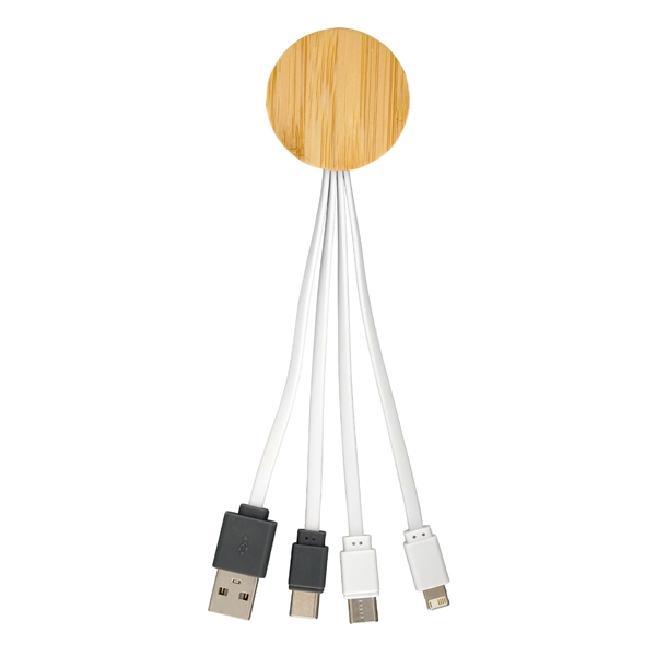 ROUND 3 IN 1 DUO BAMBOO CABLE... from ASI 30208 A P Specialties / AP Specialties
