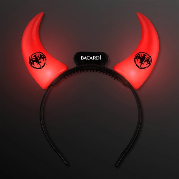 Large Devil Horns Light Up Headband; Blank & Imprint Pricing... from ASI 34194 ALightPromos