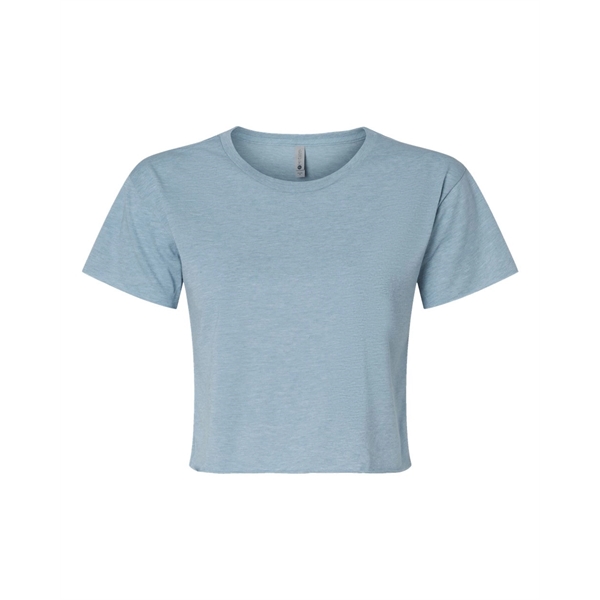 Women's crop top with a relaxed fit, raw edge sleeve and... from ASI 84358 S&S Activewear