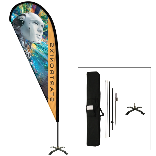 Package includes Trunk, two mini X-Banners, 6' Table Cover, Single Reverse... from ASI 80228 Quinn