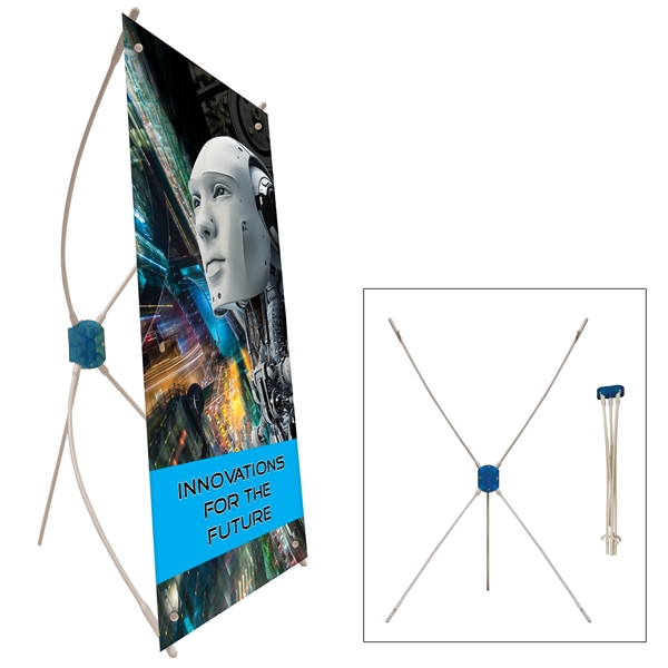 Package includes Trunk, two mini X-Banners, 6' Table Cover, Single Reverse... from ASI 80228 Quinn