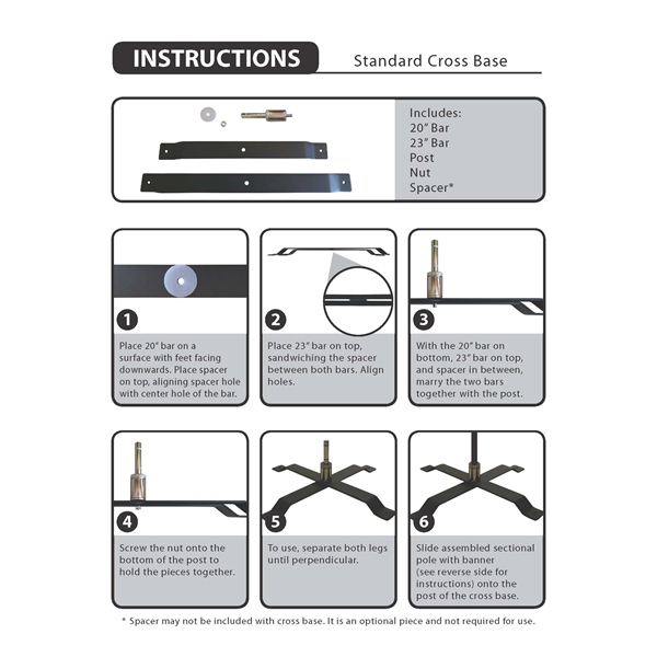 Package includes Trunk, two mini X-Banners, 6' Table Cover, Single Reverse... from ASI 80228 Quinn