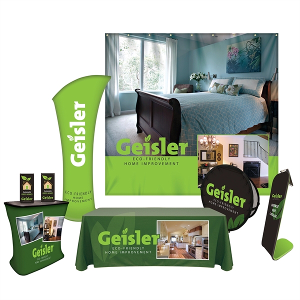 Package includes Trunk, two mini X-Banners, 6' Table Cover, Tower Stand,... from ASI 80228 Quinn